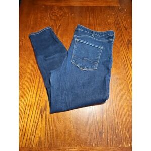 Silver Robson High Rise Jegging Jeans Womens Plus Size 18x29 Dark Blue (A649)‎
